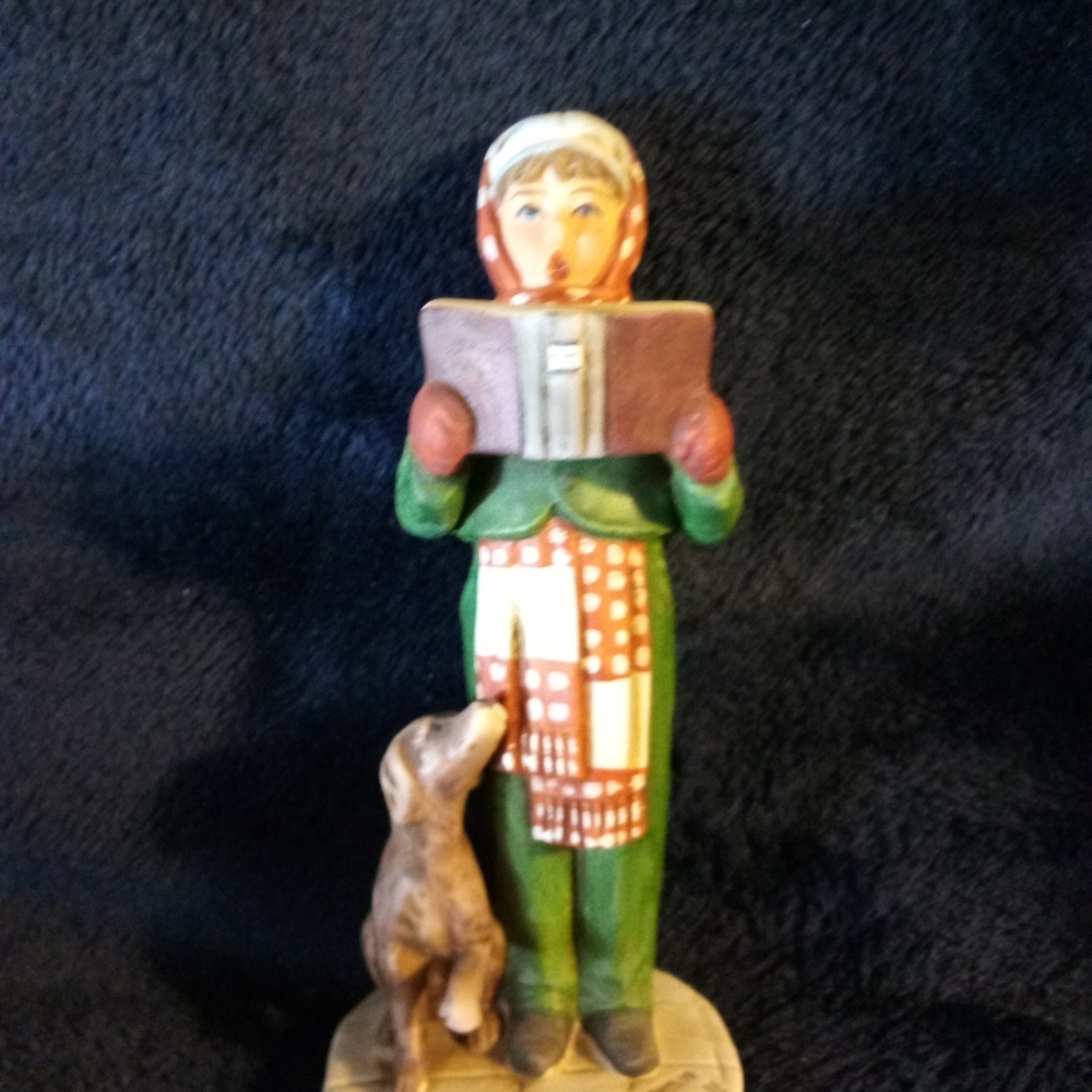 Caroler figurine by Norman Rockwell